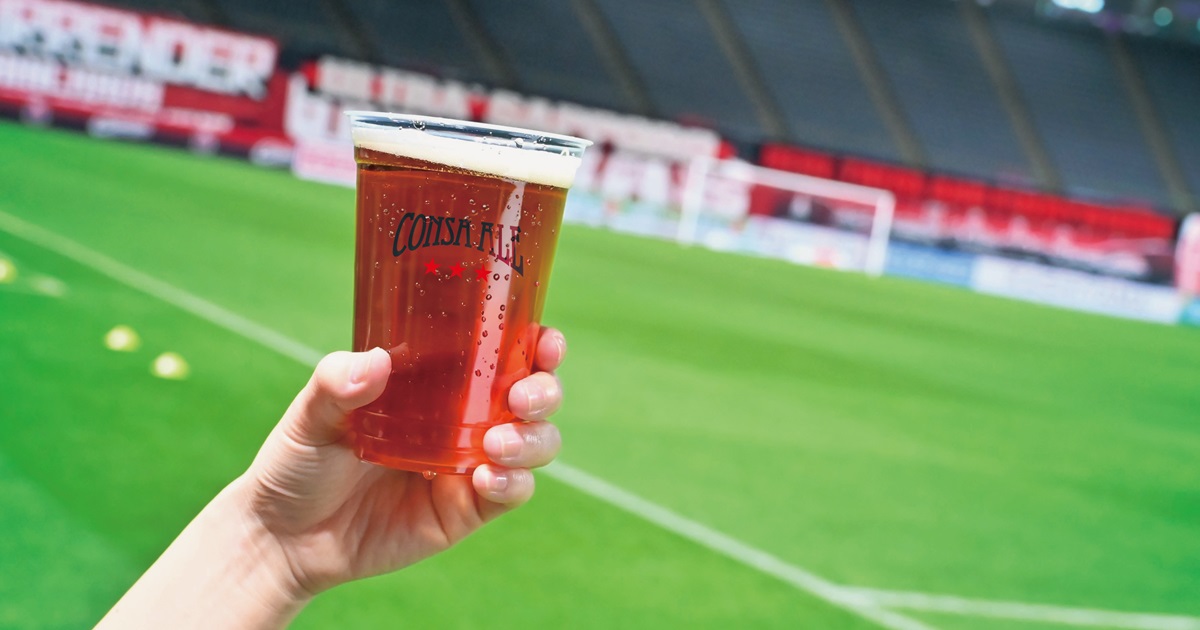 【コンサエール】<br />
                      コンサドーレだけの<br />いちばんおいしいオリジナルビール